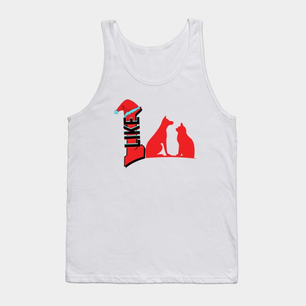 I like dogs and cats Tank Top by s-ch10